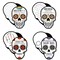 Big Dot of Happiness Day of the Dead - 4 Sugar Skull Party Games - 10 Cards Each - Gamerific Bundle